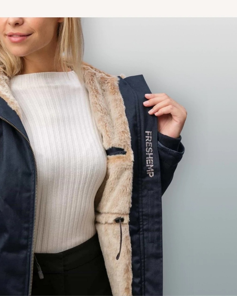 HOODLAMB | Manteau Femme Parka  - Midnite Blue