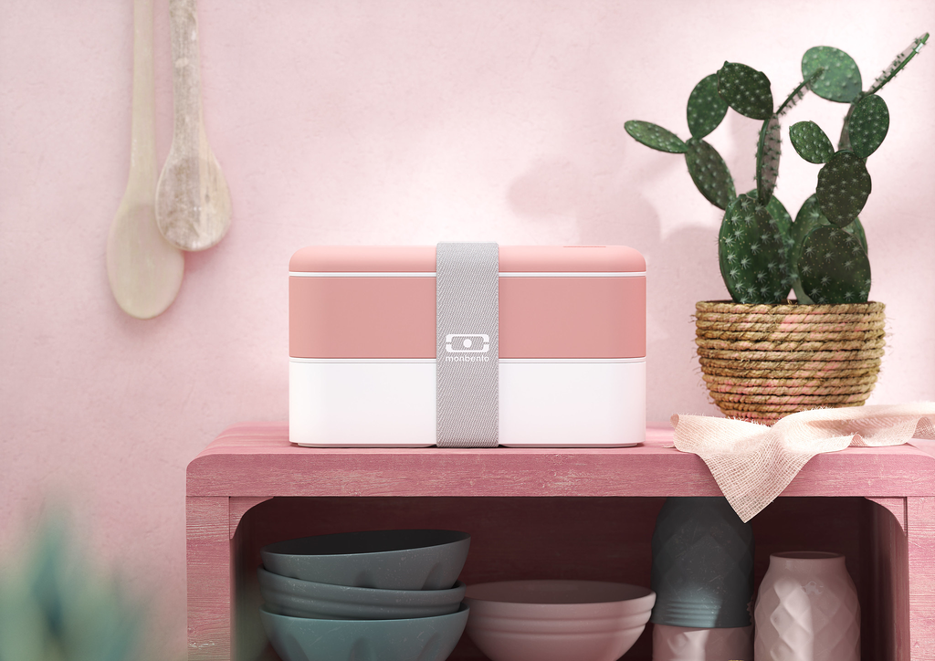 Mon Bento | Lunch Box MB Original - Rose Flamingo