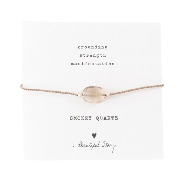 A Beautiful Story | Bracelet Gemstone - Smoke Quartz