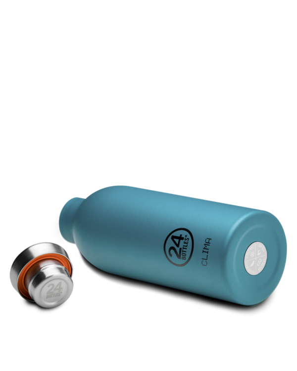 24 BOTTLES | Thermos Inox Clima Isotherme 330ml - Atlantic Bay Stone