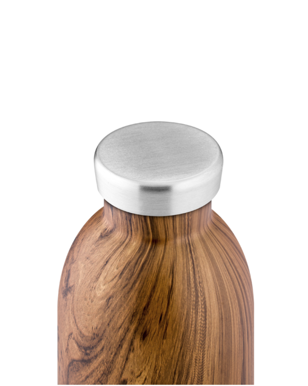 24 Bottles | Thermos Inox Clima Isotherme 500ml - Sequoia Wood
