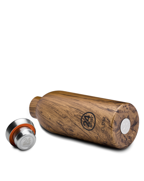 24 Bottles | Thermos Inox Clima Isotherme 500ml - Sequoia Wood