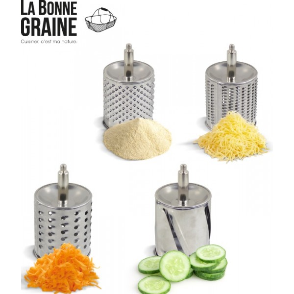 La Bonne Graine  | Râpe 4 Tambours en Inox