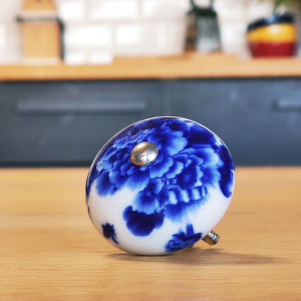 Cookut | Poignée pour cocotte - Boule Céramique Bleue