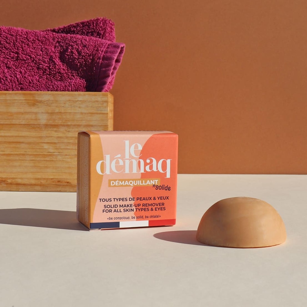 LAMAZUNA || Démaquillant solide – Huile de jojoba et pépins de raisin