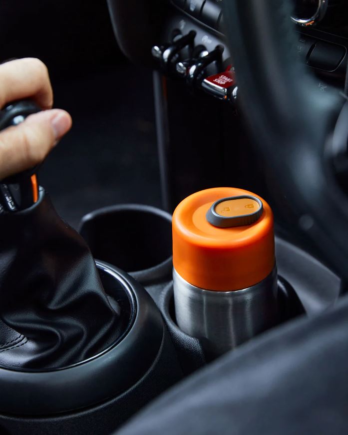 BLACK+BLUM || Mug de Voyage Isotherme – Orange / Steel