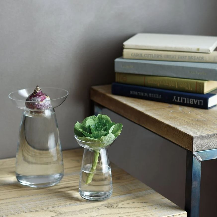 KINTO || Grand vase d’aqua culture – Transparent – Maison