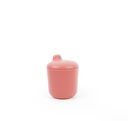 EKOBO || Gobelet d’apprentissage Sippy en silicone – Corail – Enfant