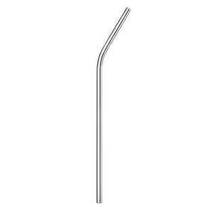 BAMBAW || Paille réutilisable en acier inoxydable – Argenté