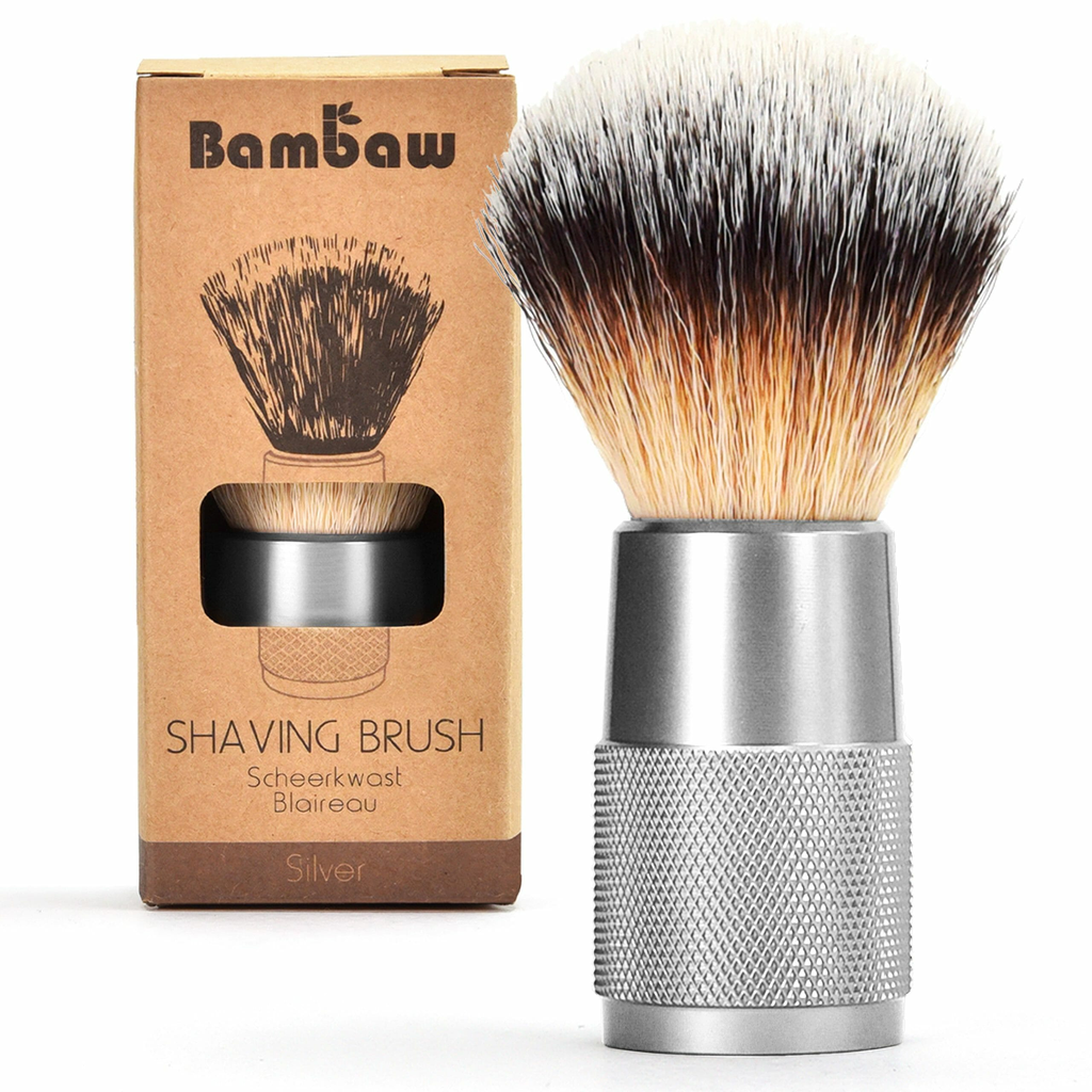 BAMBAW || Blaireau de rasage – Argenté