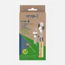 OPINEL || Set Complet Picnic N°08 + 2 Accessoires + Étui-Serviette – Naturel