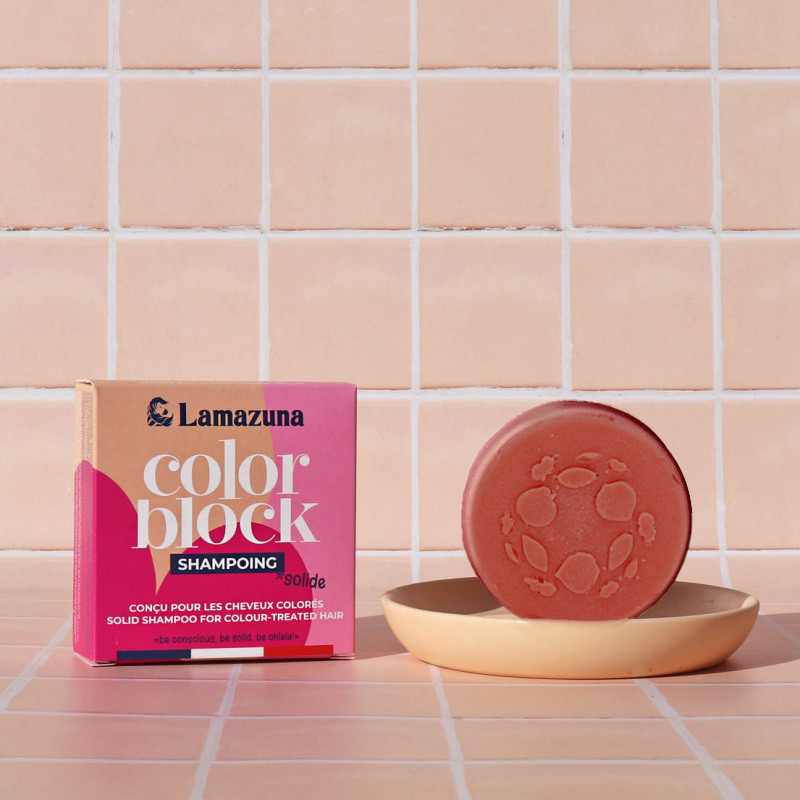 Lamazuna | Shampoing solide - Color block  Cheveux Colorés