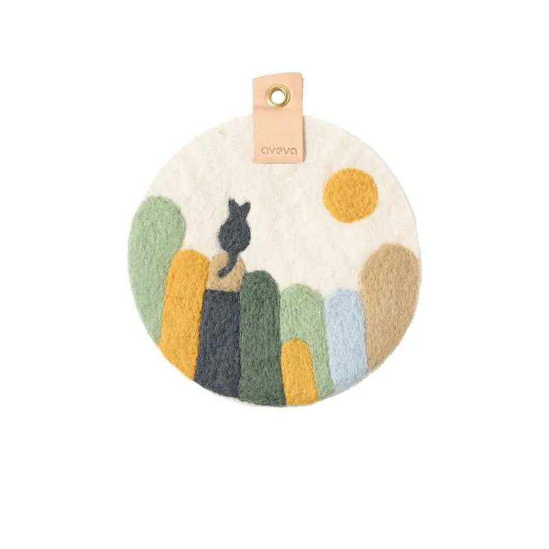 AVEVA DESIGN || Dessous De Plat Art – Cat On Kullaberg 
