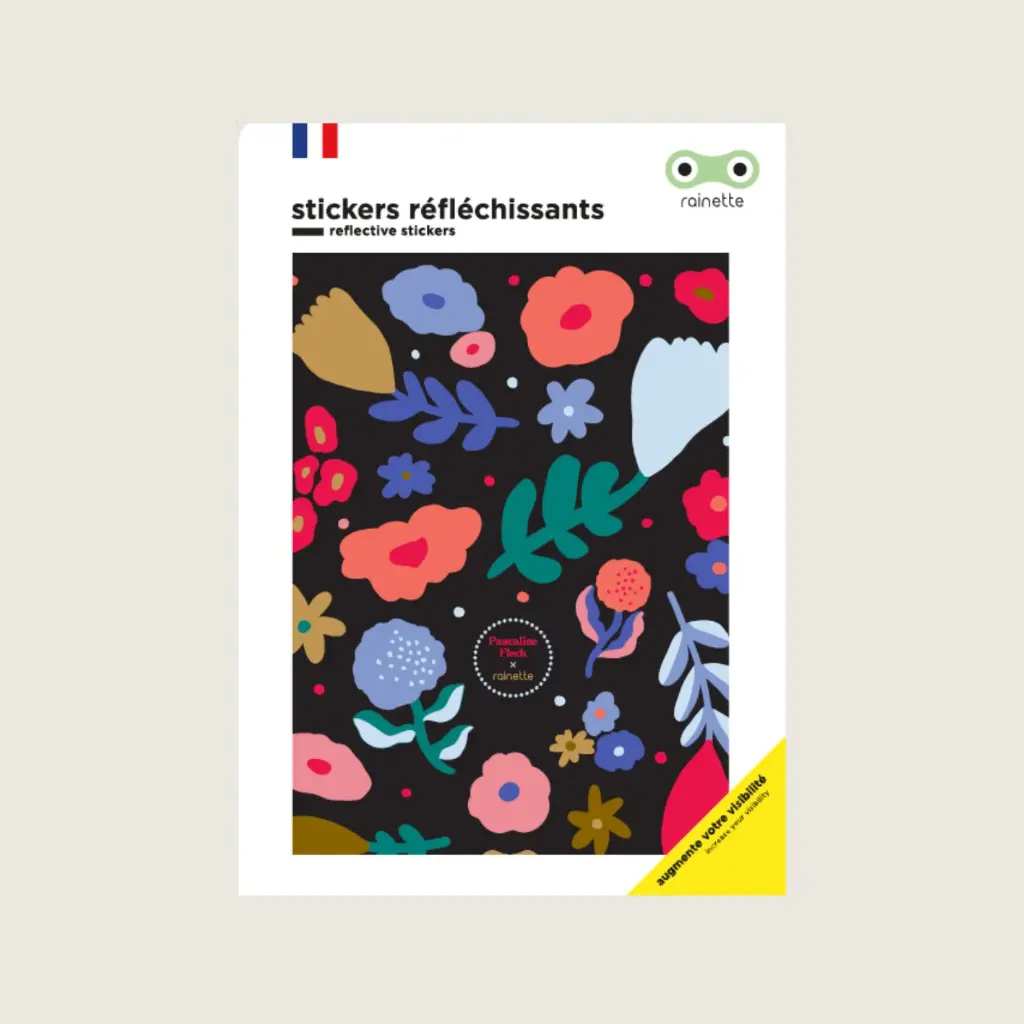 RAINETTE || Stickers réfléchissants – Flower
