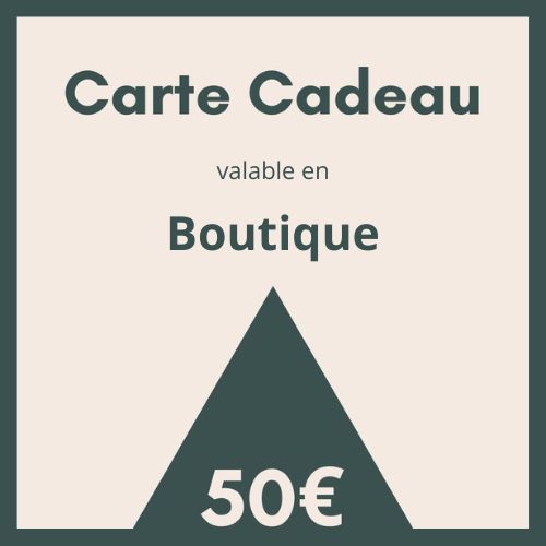 Bon Cadeau boutique 50€