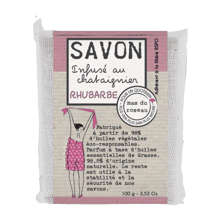 Mas du Roseau | Savonnette Rhubarbe