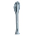 Koziol |  Set de couverts 3 pièces KLIKK POCKET - Organic Bleu