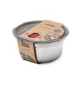 BLACK+BLUM || Boîte à Repas Ronde Inox Micro-ondable – 650 ml