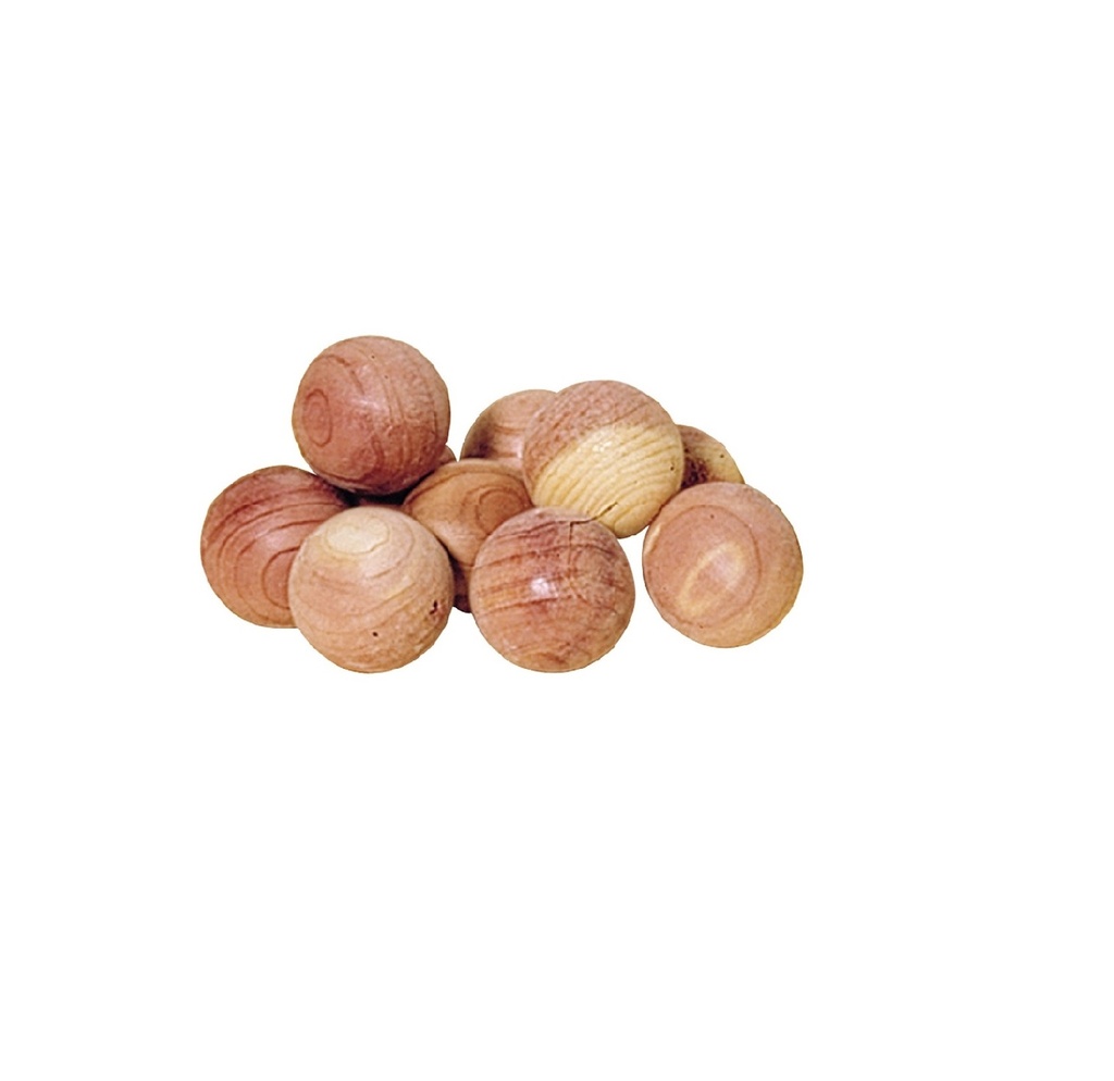 Bürstenhaus Redecker || Billes en cèdre rouge, 10 pièces