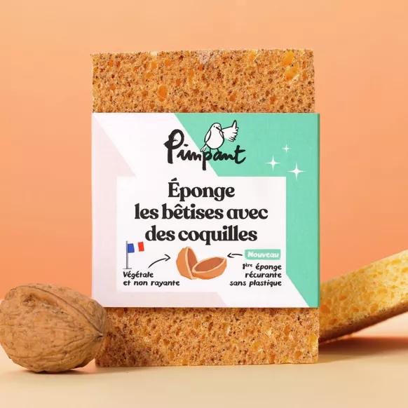 PIMPANT || Éponges grattantes 100% recyclables – Lot de 2
