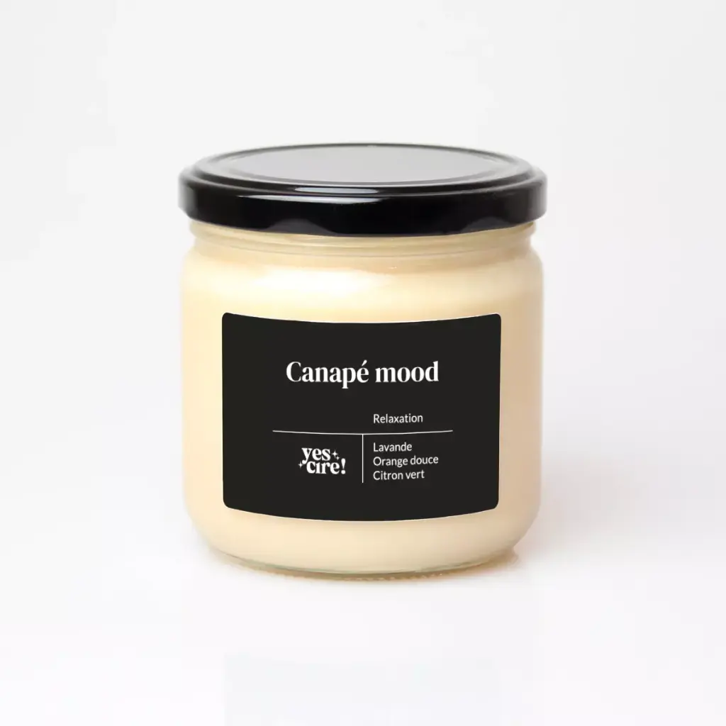 YESCIRE || Bougie “Calme & relaxation” Canapé mood