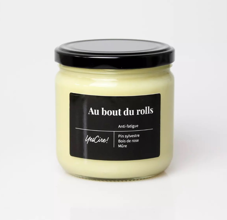 YESCIRE || Bougie “Anti-fatigue” – Au bout du rolls