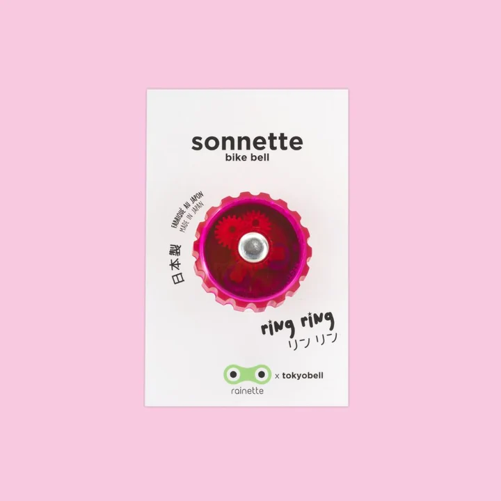 Rainette | Sonnette pour vélo et trottinette - Rose
