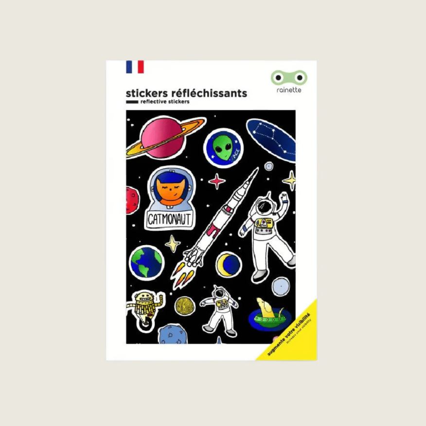 RAINETTE || Stickers réfléchissants – Espace