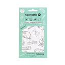Nailmatic | 12 Tatouages à colorier - Dinosaures