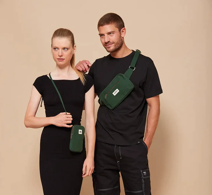 HindBag | Sac banane rectangulaire Harry - Sapin
