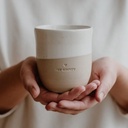 EULENSCHNITT || Tasse en céramique Hey Grumpy – Crème