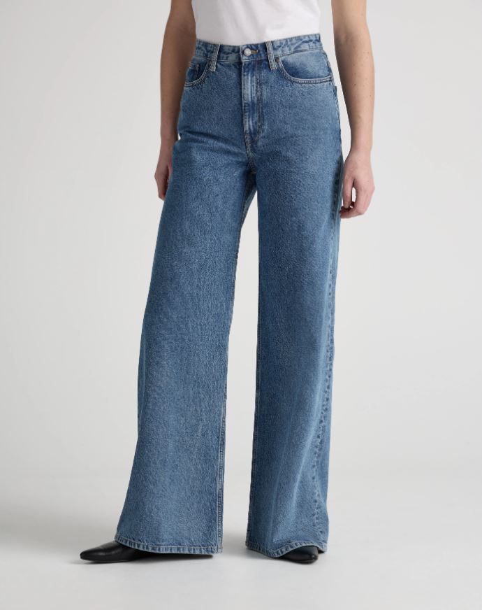 MUD JEANS | Jean Sara High Loose - Stone Vintage
