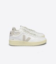 [VEJ-W24W-VD2003655A370-EXTRA-WHITE_NATURAL] Veja | Baskets V-90 Leather White Natural - Femme (37)