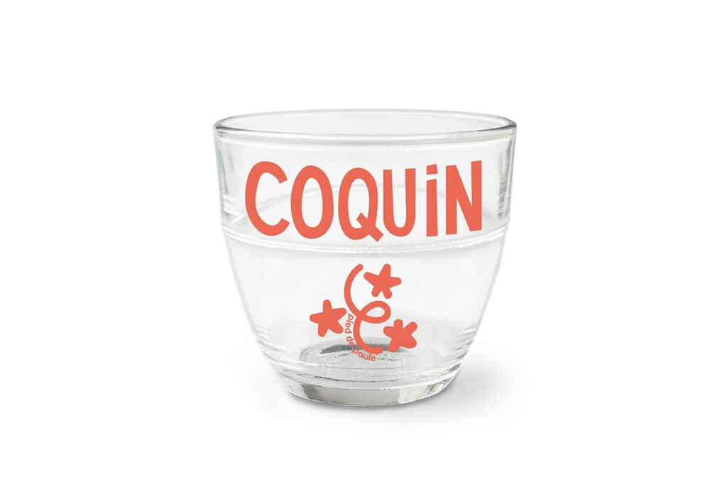 Pied de Poule || Verre Gigogne Duralex – Coquin Corail