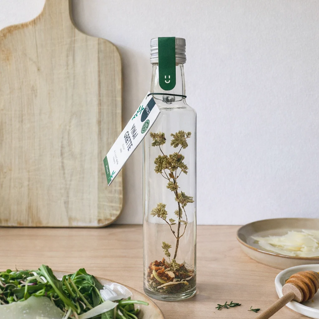 PINEUT || Préparation pour vinaigrette aux herbes italiennes en bouteille