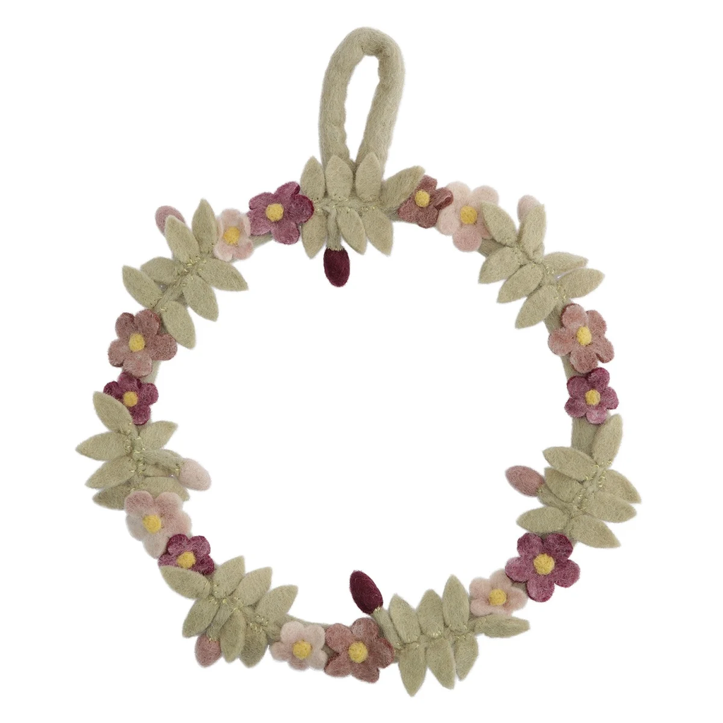 GRY & SIF | Couronne de fleurs - Pansy Flower Wreath