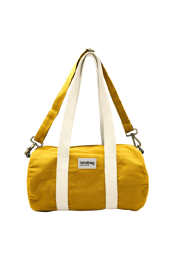 HINDBAG || Sac polochon Mini Simon – Safran