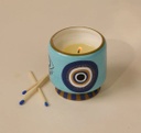 DESIGNWORKS COLLECTIVE || Bougie parfumée Adopo Eye Ceramic Candle – Encens & Fumée