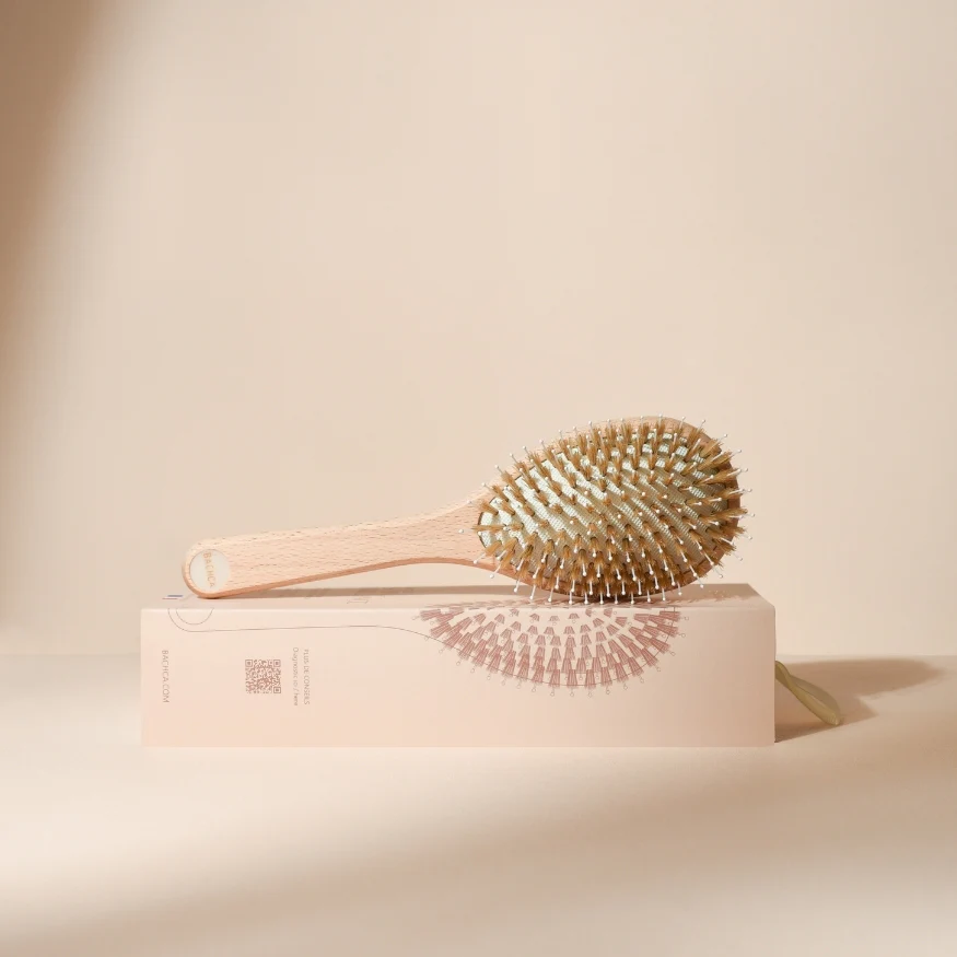 BACHCA || Grande brosse démêlage et brillance Made in France