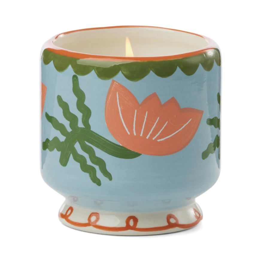 DESIGNWORKS COLLECTIVE || Bougie parfumée Ceramic Candle – Fleur de Cactus