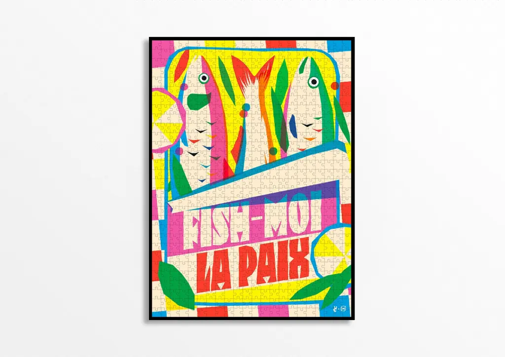 PIECE & LOVE || Puzzle 1000 Pièces – Fish Moi La Paix 