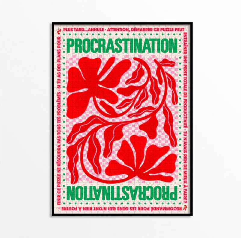 Piece &amp; Love | Puzzle 1000 pièces - Procrastination