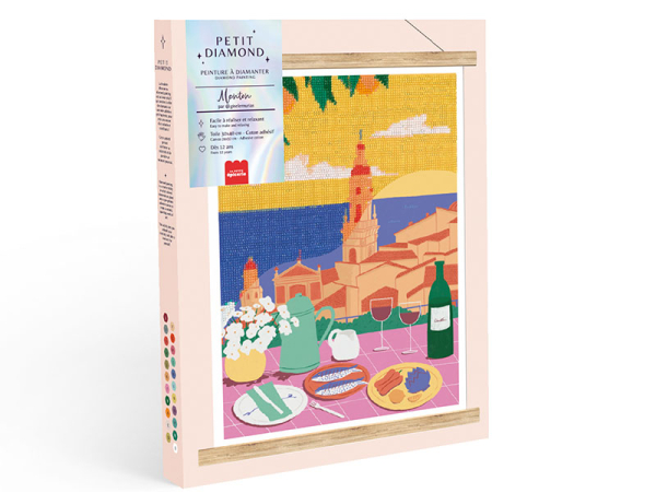 LA PETITE ÉPICERIE || Coffret Petit Diamond – Diamond Painting Menton par Gisèle Murias