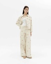 THINKING MU | Pantalon Sol Chain Hedda - Ecru 