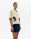 [THK-S25W-WBL00155-ECRU-XS] THINKING MU | Chemise Marygold Anna - Ecru (-XS-)