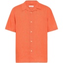 Knowledge Cotton Apparel | Chemise manches courtes en lin - Langoustino