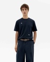 [THK-S25M-MTS00424-BLUE-S] THINKING MU | T-shirt Navy Zach - Blue ( -S-)
