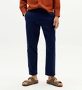 [THK-S25M-MPT00097-BLUE-38] THINKING MU | Pantalon Travel Light - bleu nuit (38)