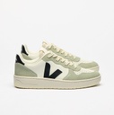 VEJA | Baskets V-10 Leather Pure Black Clay - Femme