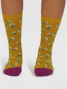 [BTR-SPW880-LICHEN-GREEN- 4-7] THOUGHT | Chaussettes femme Mapel Floral - Lichen green